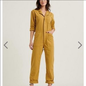 Lucky Brand Mustard Coveralls
